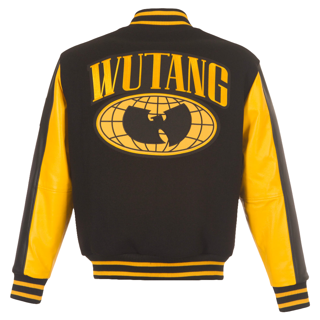 ವು ಗ್ಲೋಬ್ ಕಪ್ಪು ಮತ್ತು ಹಳದಿ ಪ್ಯಾಟರ್ನ್ಡ್ ಸ್ಲೀವ್ ಜಾಕೆಟ್