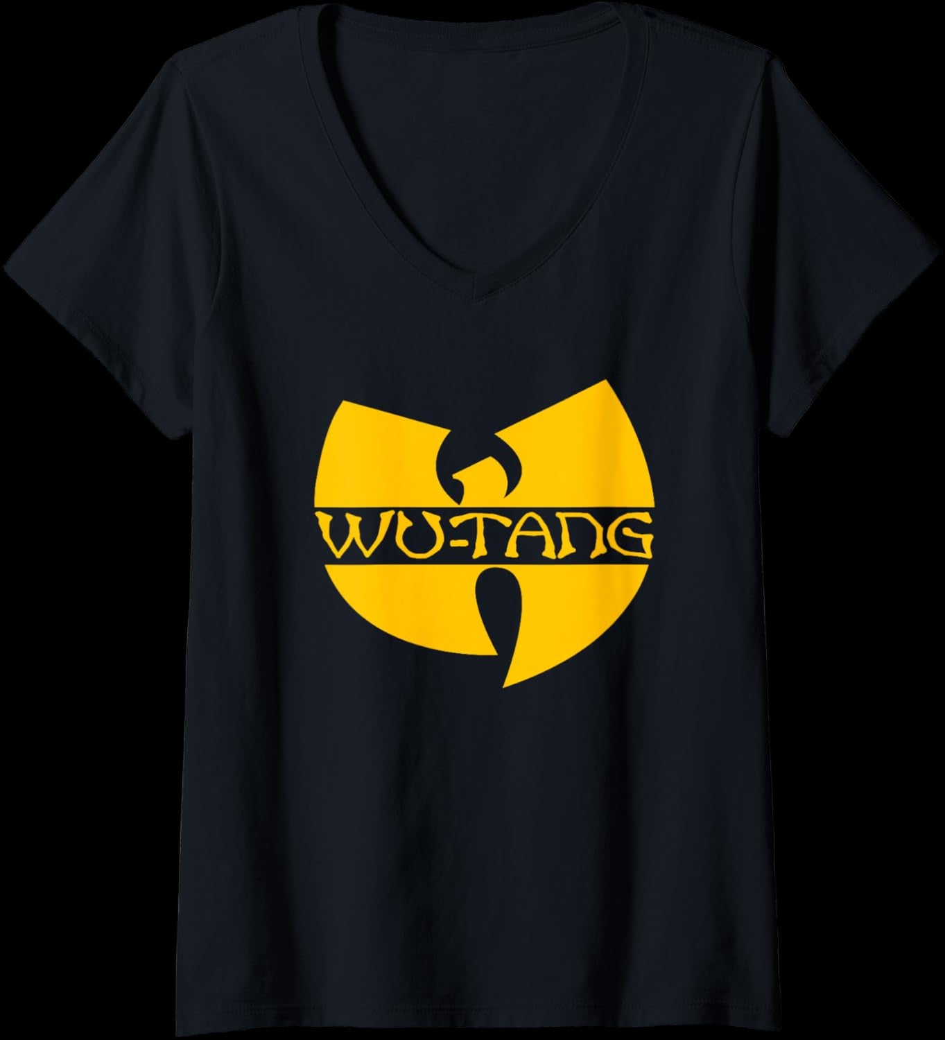 Women's Classic Wu Tang Clan Logo V-Neck T-Shirt