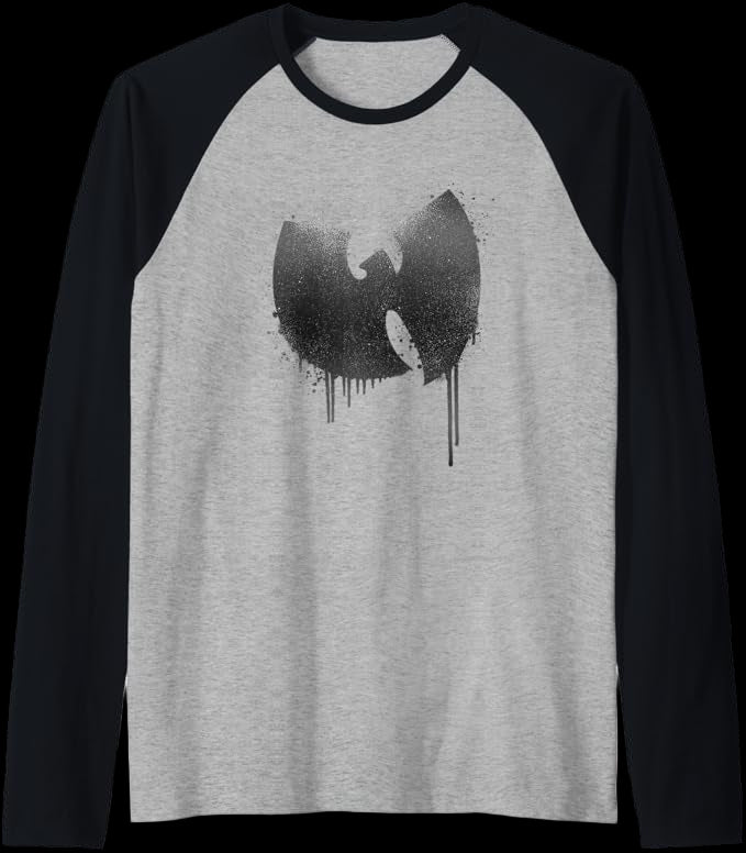 Wu-Tang Clan Sprühfarbe Logo Raglan