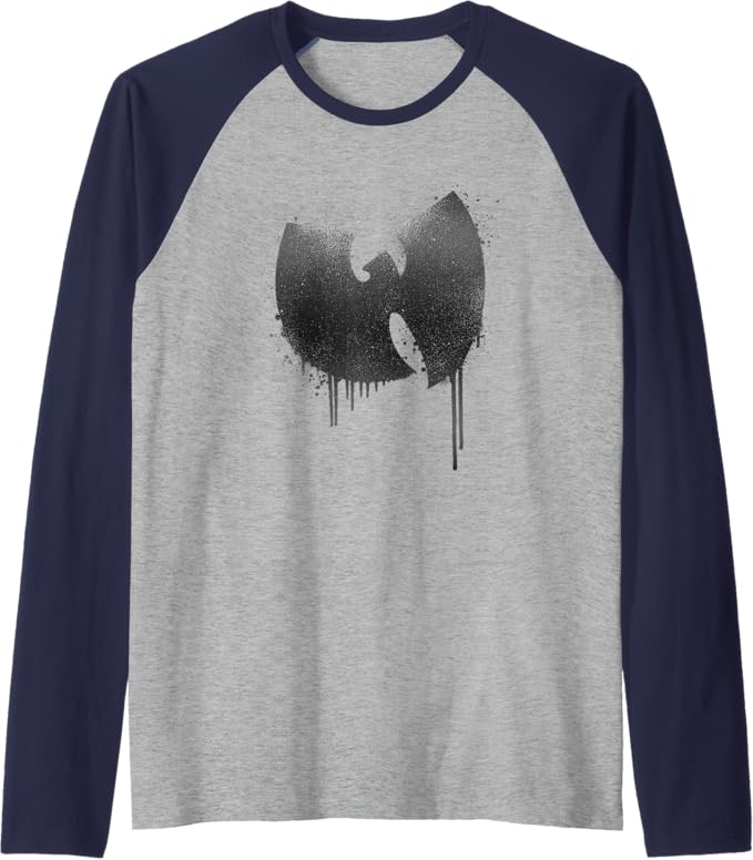Wu-Tang Clan Sprühfarbe Logo Raglan