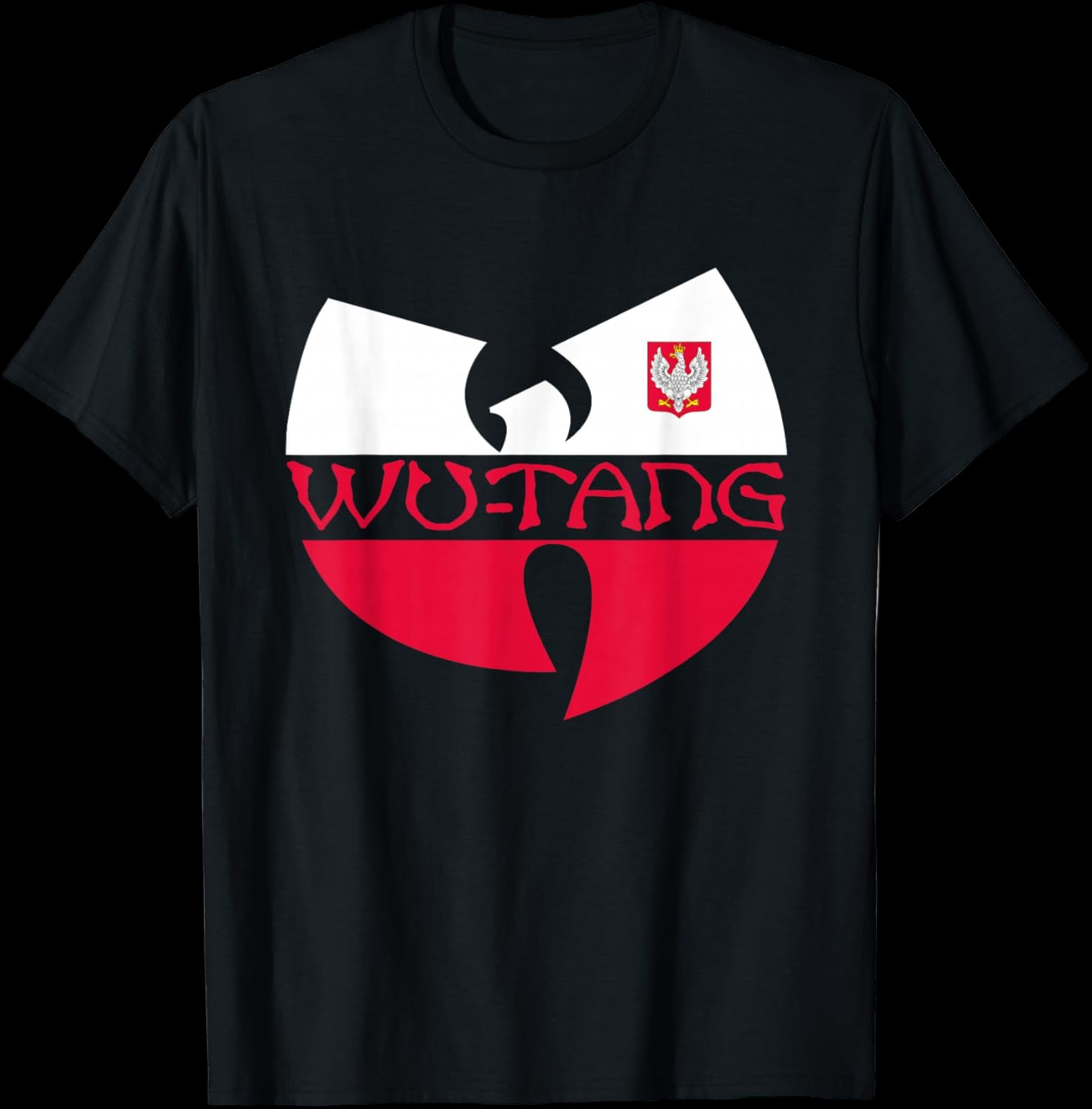 Wu-Tang Clan Poland Flag Logo T-Shirt