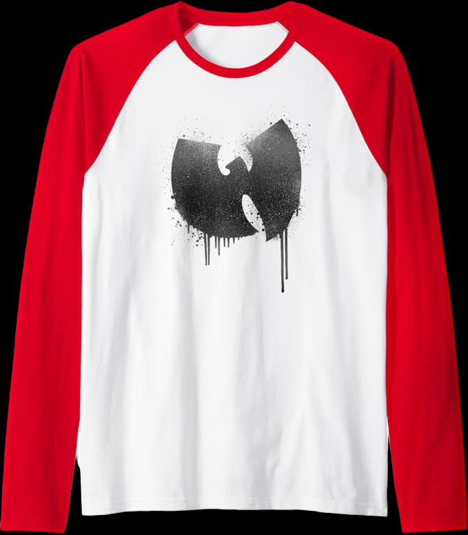 Wu-Tang Clan Sprühfarbe Logo Raglan