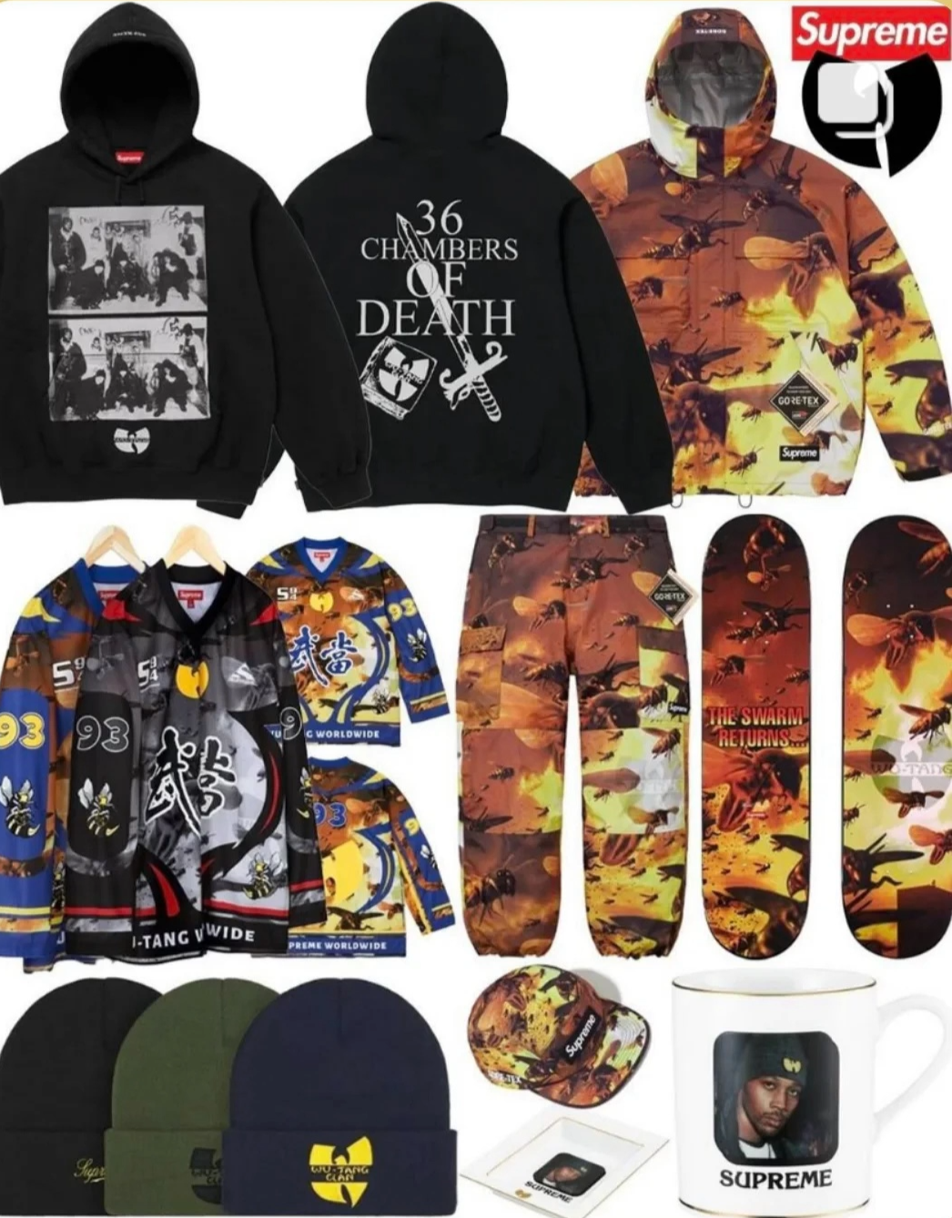 Neu Wu Tang Clan SUPREME Herbst/Winter Kollektion