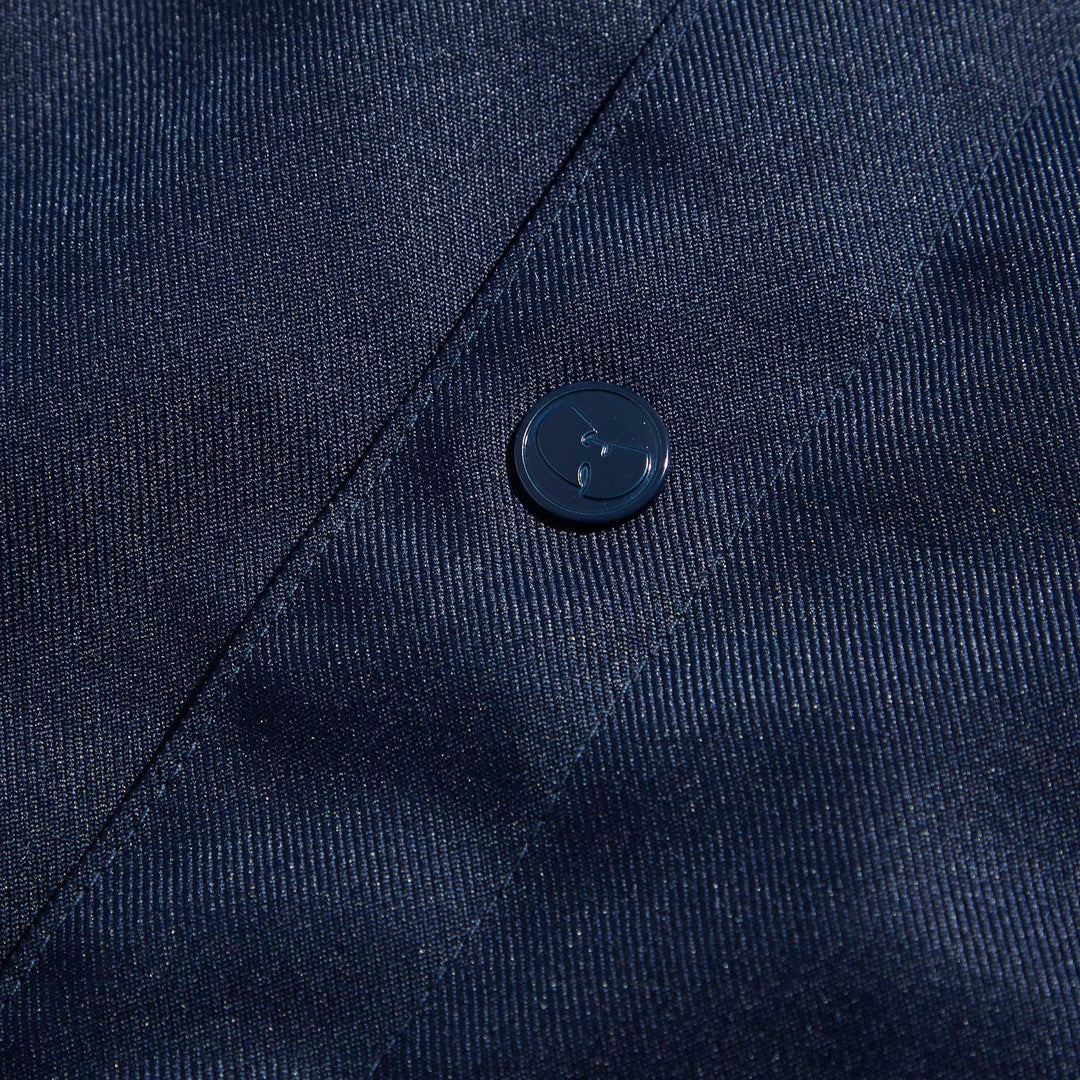 All-City Jacke Marineblau und Weiß
