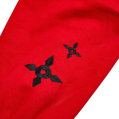 Souvenirjacke Schwarz & Rot