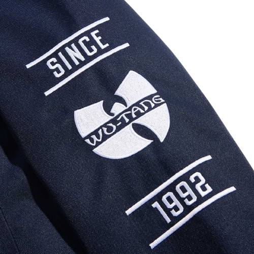 All-City Jacke Marineblau und Weiß