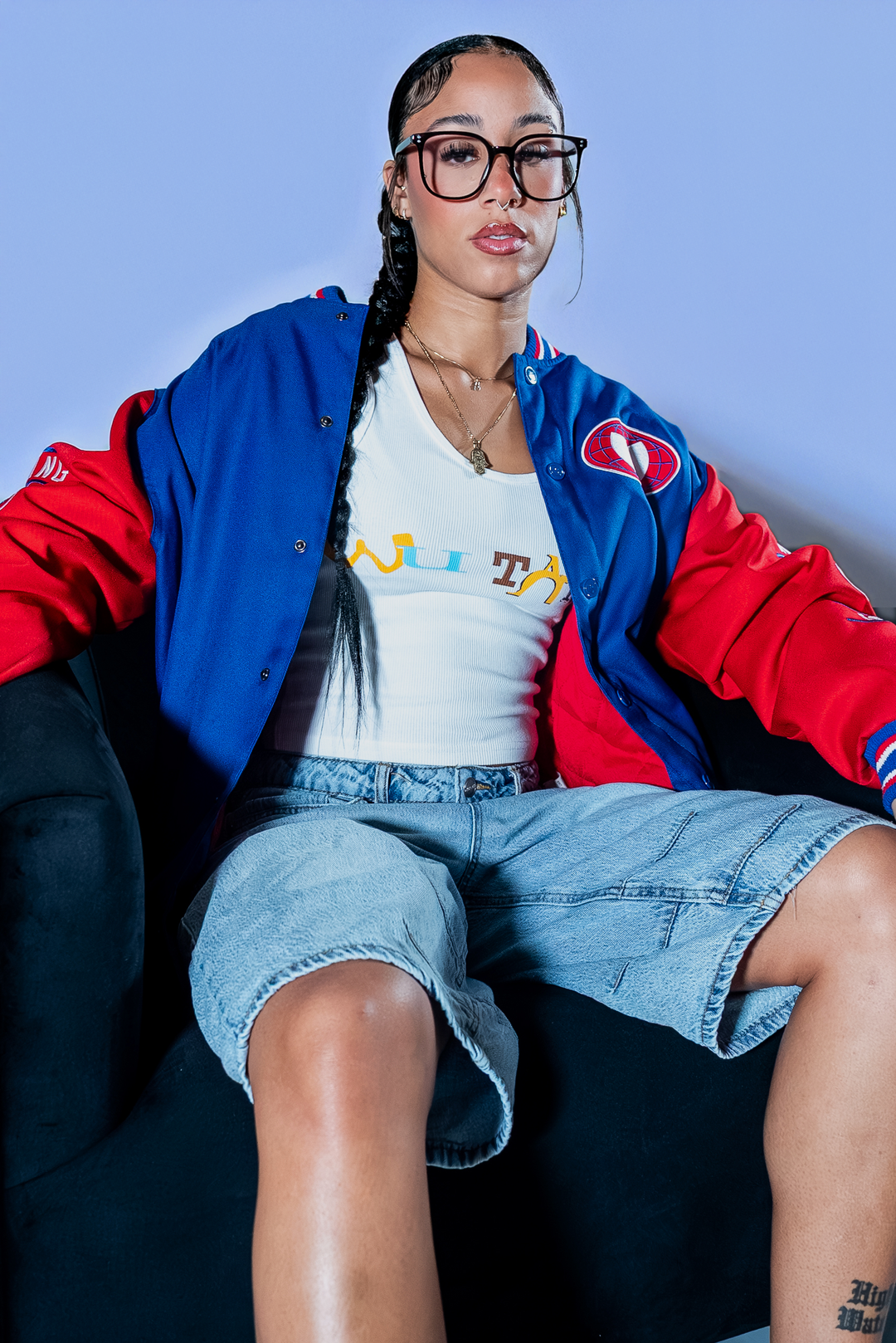 Retro Colorblock Damen Tank