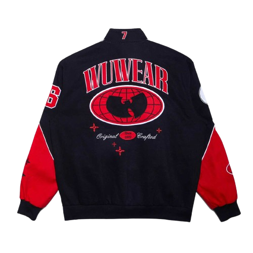 Souvenirjacke Schwarz & Rot